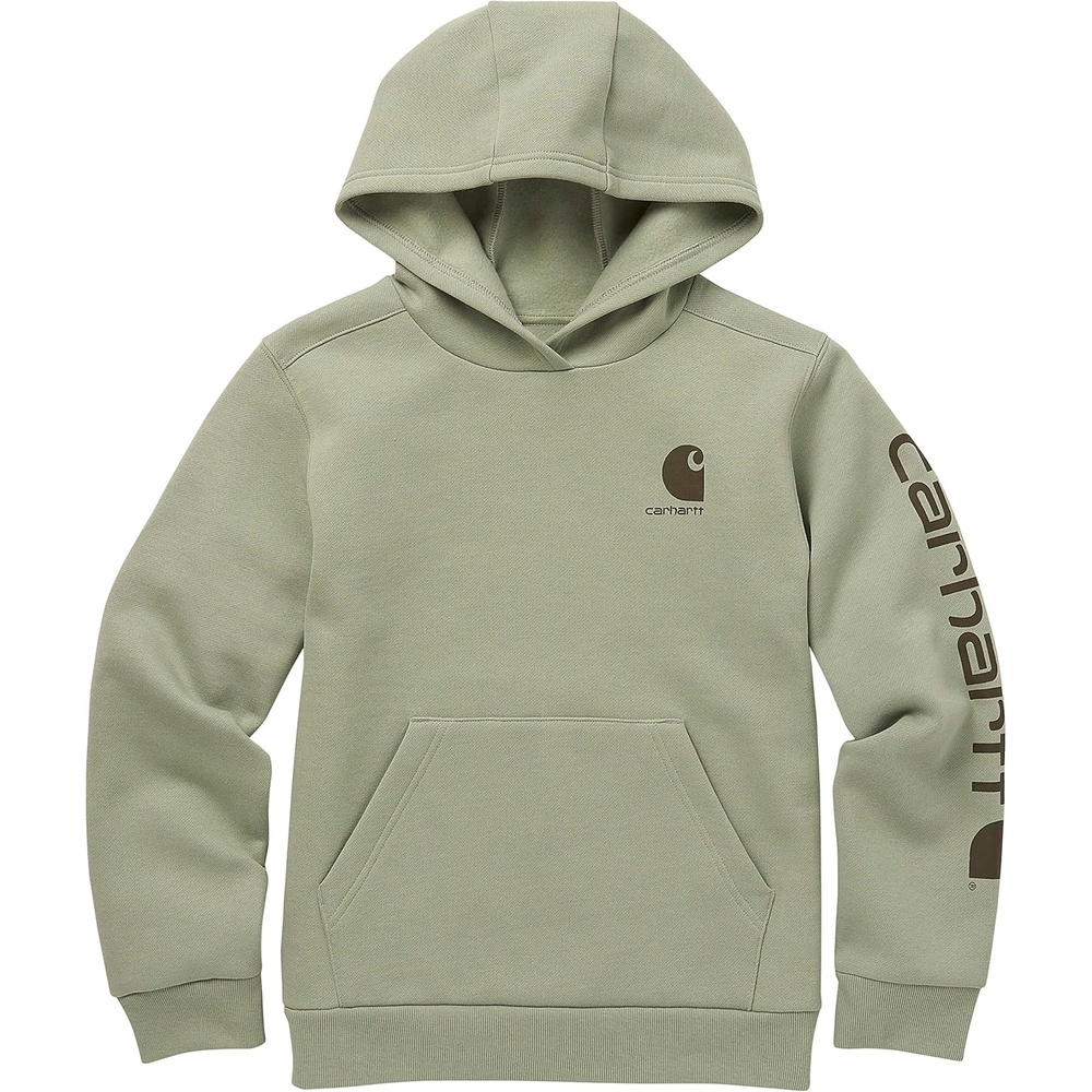 image:imageCarhartt boys Hoodie Fleece Pullover SweatshirtHooded SweatshirtJade