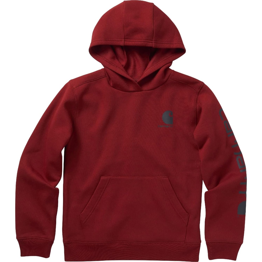 image:imageCarhartt boys Hoodie Fleece Pullover SweatshirtHooded SweatshirtSundried Tomato