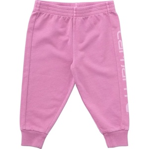 Carhartt Boys’ Elastic Waistband Re-Engineered Garment Dye Logo Sweatpants(Bodacious Wash)