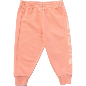 Carhartt Boys’ Elastic Waistband Re-Engineered Garment Dye Logo Sweatpants(Peach Pink)