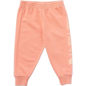 Carhartt Boys’ Elastic Waistband Re-Engineered Garment Dye Logo Sweatpants(Peach Pink Wash)