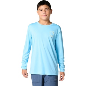Carhartt Boys’ Long-Sleeve Force® Sun Defender™ T-Shirt – Boys(Baltic Sea)