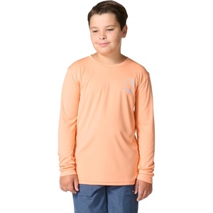Carhartt Boys’ Long-Sleeve Force® Sun Defender™ T-Shirt – Boys(Peach Pink)
