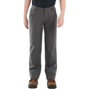 Carhartt Boys Rugged Flex Canvas Utility Work Pant(Asphalt Grey)