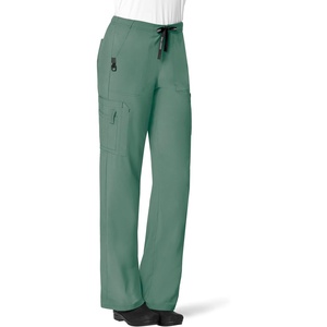 Carhartt Force Cross-Flex Women’s Cargo Jogger Scrub Pant(Sea Pine)