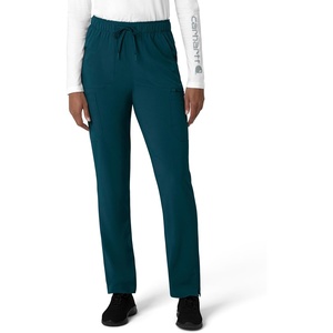 Carhartt Force Cross-Flex Women’s Straight Leg Cargo Scrub Pant(Caribbean)