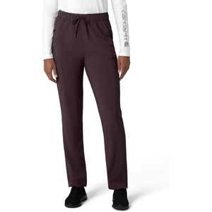 Carhartt Force Cross-Flex Women’s Straight Leg Cargo Scrub Pant(Dark Sepia)