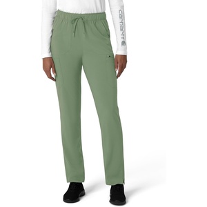 Carhartt Force Cross-Flex Women’s Straight Leg Cargo Scrub Pant(Green Slate)