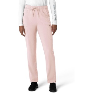 Carhartt Force Cross-Flex Women’s Straight Leg Cargo Scrub Pant(Soft Rose)