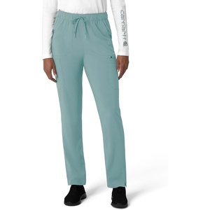 Carhartt Force Cross-Flex Women’s Straight Leg Cargo Scrub Pant(Summer Blue)