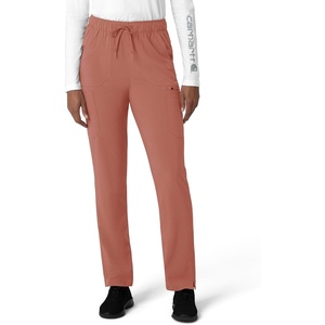 Carhartt Force Cross-Flex Women’s Straight Leg Cargo Scrub Pant(Wildrose)