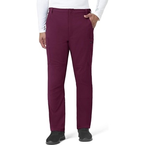 Carhartt Force Essentials Men’s Straight Leg Cargo Scrub Pant(Wine)