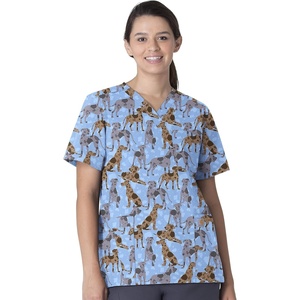 Carhartt Force Essentials Unisex V-Neck 6-Pocket Scrub Top(Great Gathering)