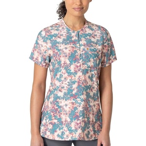 Carhartt Force Essentials Unisex V-Neck 6-Pocket Scrub Top(Harvest Blossoms)