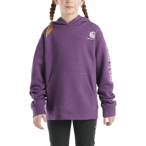 Carhartt Girls’ Hooded Sweatshirt(Majesty Heather Purple)