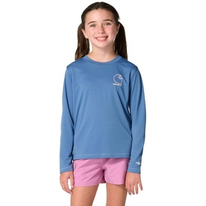 Carhartt Girls’ Long Sleeve Force Sun Defender T-Shirt(Blue Horizon)