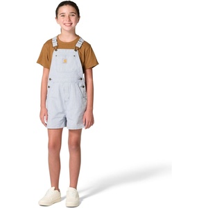 Carhartt Girls’ Twill Stripe Shortall(Blue Horizon)