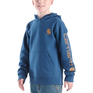 Carhartt Kid’s CA6272 Long-Sleeve Graphic Sweatshirt – Boys(Dark Denim)