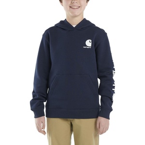 Carhartt Kid’s CA6272 Long-Sleeve Graphic Sweatshirt – Boys(Navy Blazer)