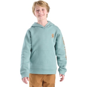 Carhartt Kid’s CA6272 Long-Sleeve Graphic Sweatshirt – Boys(Patina)