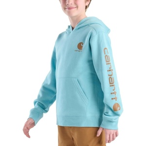 Carhartt Kid’s CA6272 Long-Sleeve Graphic Sweatshirt – Boys(Stillwater)
