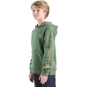 Carhartt Kid’s CA6772 | Long-Sleeve Graphic Sweatshirt | Big Boys Youth X-Large (XL) 18/20 | Bronze Green