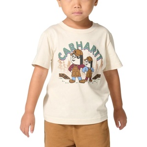 Carhartt Kid’s CA6846 Short-Sleeve Character T-Shirt – Boys(Turtledove)