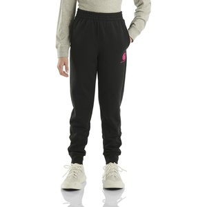 Carhartt Kid’s CK9450 Fleece Logo Sweatpant – Girls(Black)