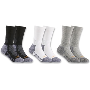 Carhartt Kids’ Force Midweight Crew Sock 3 Pack(Assorted 01)