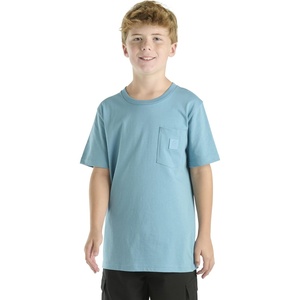 Carhartt Kids’ Short Sleeve Pocket T-Shirt Tee Shirt(Adriatic Blue (Tonal))