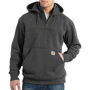 Carhartt Men’s Paxton 1/4-Zip Sweatshirt(Carbon Heather)
