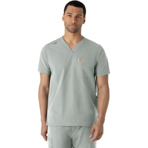 Carhartt Scrubs C16113 Force® Modern Fit V-Neck Top(Grey)