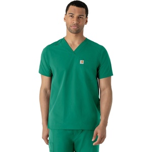 Carhartt Scrubs C16113 Force® Modern Fit V-Neck Top(Hunter)