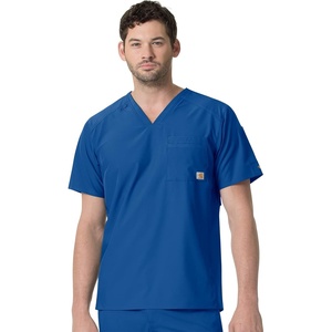 Carhartt Scrubs C16113 Force® Modern Fit V-Neck Top(Royal Blue)
