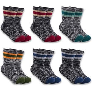 Carhartt Toddlers’ Midweight Camp Crew Sock 6 Pack(Yellow)