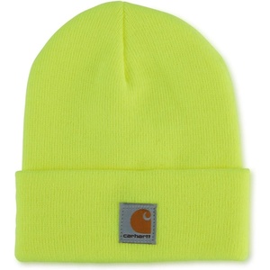 Carhartt Unisex Baby Knit Beanie Cuff Hat(Brite Lime (Youth))
