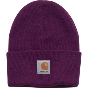 Carhartt Unisex Baby Knit Beanie Cuff Hat(Plum Caspia)