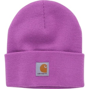 Carhartt Unisex Baby Knit Beanie Cuff Hat(Purple (Toddler))
