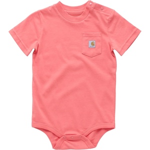 Carhartt Unisex Baby, Short-sleeve Bodysuit Pocket T-shirt(Dubarry Pink)