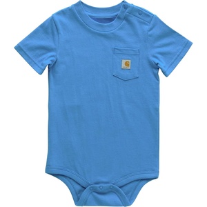 Carhartt Unisex Baby, Short-sleeve Bodysuit Pocket T-shirt(French Blue)