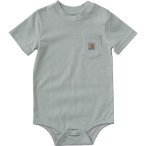 Carhartt Unisex Baby, Short-sleeve Bodysuit Pocket T-shirt(Sea Foam)