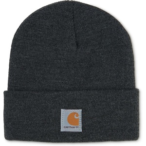 Carhartt Unisex Kids Youth Knit Beanie Cuff Hat(Dark Grey)