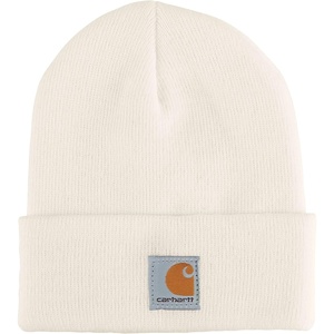 Carhartt Unisex Kids Youth Knit Beanie Cuff Hat(Marshmallow)