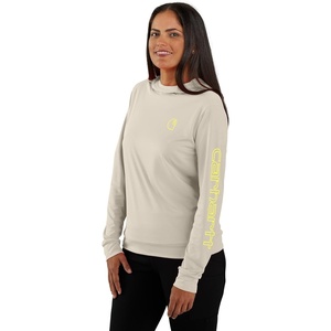 Carhartt Women’s 106236 Women’s Force® Sun Defender Lightweight Long-Sl(Chalk)