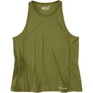Carhartt Women’s 106828 Women’s Force Relaxed Fit Tank(Dill Heather)