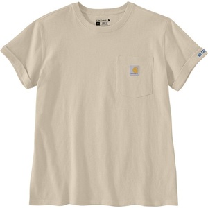 Carhartt Women’s 106903 Women’s Loose Fit Heavyweight Short-Sleeve Love of Labo(Oat Milk)
