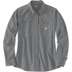 Carhartt Women’s FR Force Sun Defender™ LS Shirt(Gray)