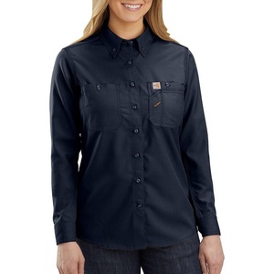 Carhartt Women’s FR Force Sun Defender™ LS Shirt(Navy)