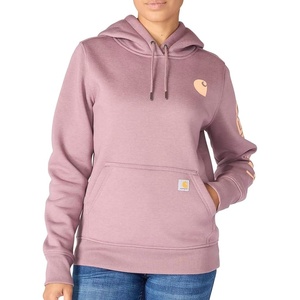 Carhartt Women’s Iconic Clarksburg Logo Sweatshirt(Ash Berry Heather)
