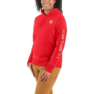 Carhartt Women’s Iconic Clarksburg Logo Sweatshirt(Bittersweet)